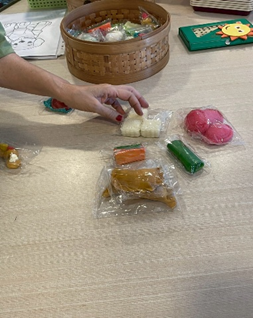 治療師或志工藉由不同的懷舊物,促發高齡者的視覺、聽覺、觸覺、味覺、嗅覺而產生懷舊行為