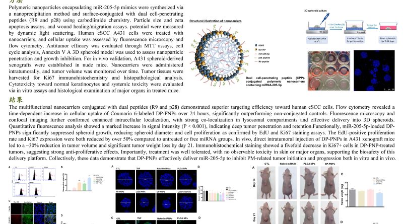 Multifunctional Nanocarrier-Delivered microRNA-205-5p for Inhibiting Tumor Formation and Progression Induced by Airborne Particulate Matter.